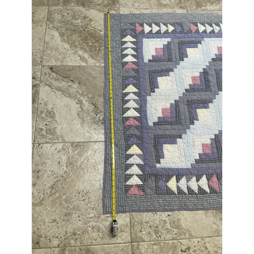 Vintage Quilt Log Cabin Pattern 59